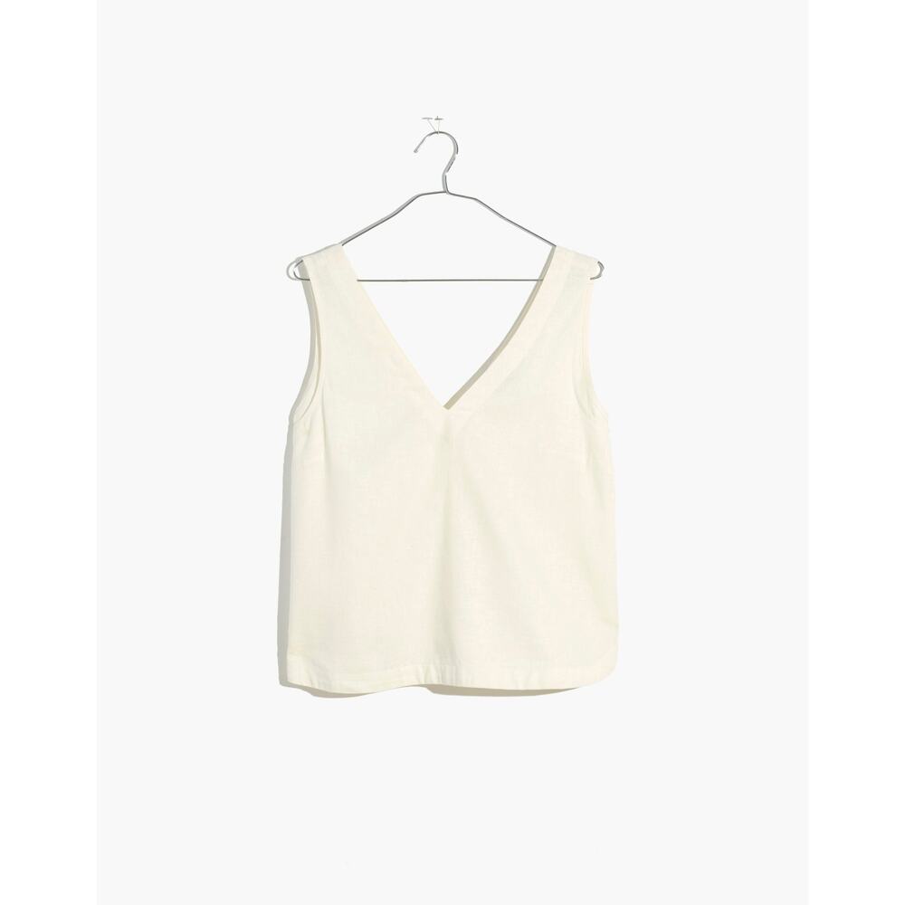 Madewell NWT Plus‎ (Re)sponsible V-Neck Button-Back Sleeveless Top Size 4X